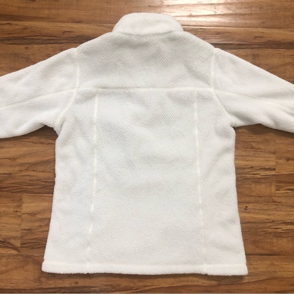 Patagonia Raw Linen White Cream X-Dye Retool Snap T Fleece Jacket Pullover Top M - Picture 7 of 10